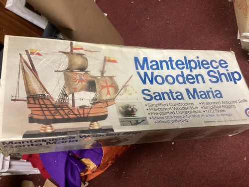 Entex mantelpiece wooden - wooden, ship