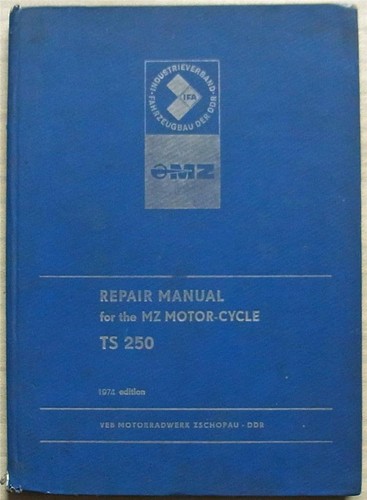 250 motorcycle workshop - mz,