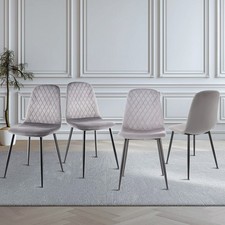 Set dining chairs padded - 4,
