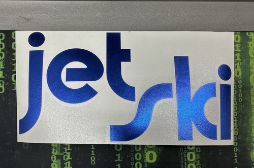 Window decal sticker - jet, ski
