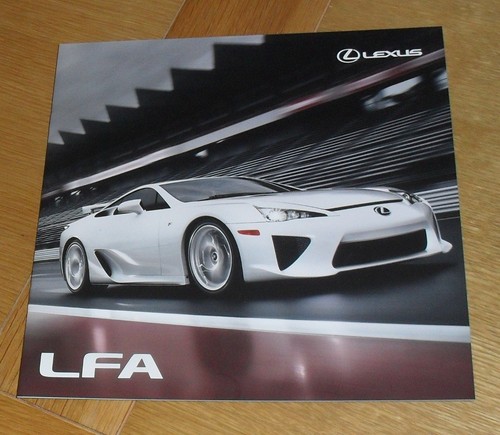 Lexus lfa brochure 2010 uk - lfa,