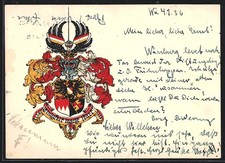 Artist postcard Würzburg