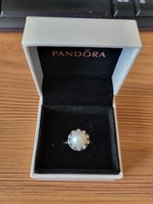 Pandora Large Pearl & CZ  Ring