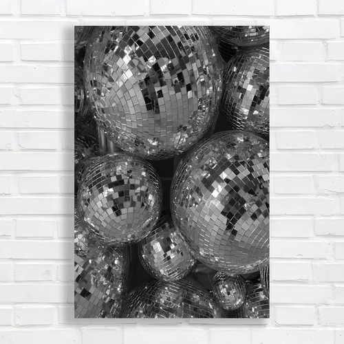 Disco ball mirrored mosaic - disco,