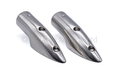 Boat handrail rail - , end