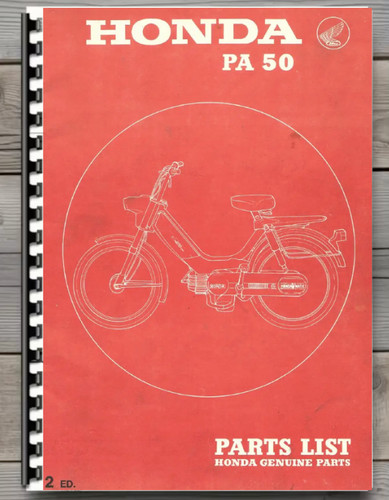 Honda pa50 parts - parts, manual