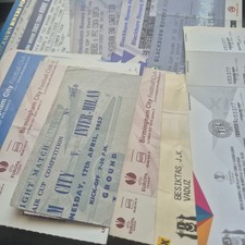 USED MATCH TICKETS - Europeans