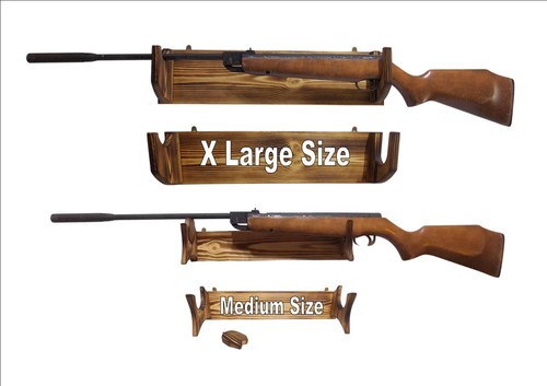 Handcrafted wooden gun rifle - /,