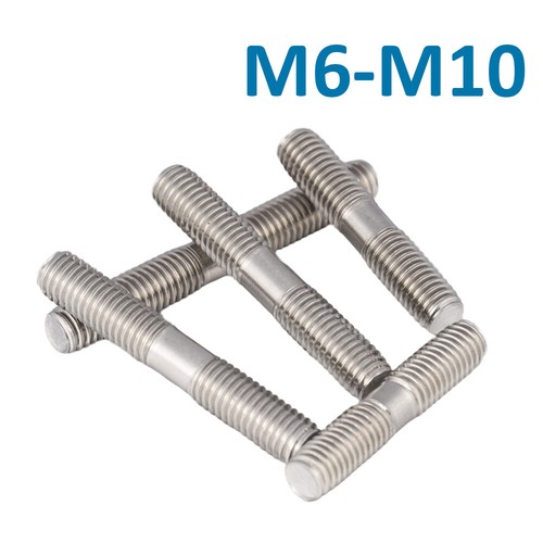 Double end threaded stud bar - double,
