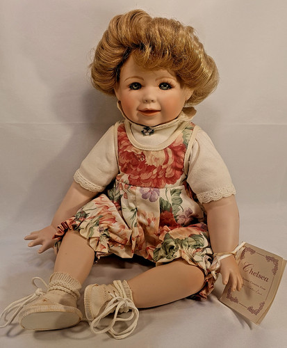 Porcelain doll chelsea - porcelain, (390)