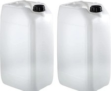 2x25L LITRE PLASTIC WATER