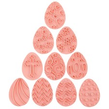  10 Pcs Cookie Press Mold Maker Biscuit Moulds Dessert Making Molds