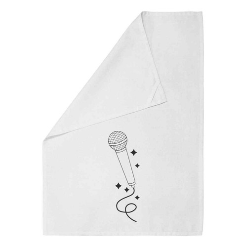 Microphone with glitter - 'microphone,
