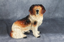 Vintage Porcelain Ceramic Kingston Pottery St Bernard Dog
