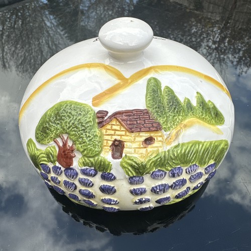 Vintage french hand painted - hand,