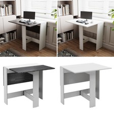 Kitchen Small Drop Leaf Dining Table Breakfast Room Folding Desk Space Saving UK