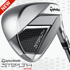 TAYLORMADE STEALTH IRONS 5-PW +REGULAR KBS MAX STEEL IRONS - EX DEMO MINT
