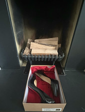 Christian Louboutin Pigalle 120 Patent Calf Heels. Size 5.5/ 38.5. 