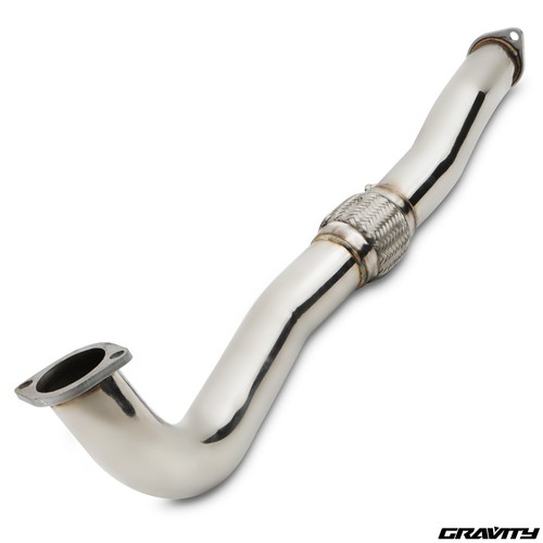 Exhaust downpipe stainless - 3",