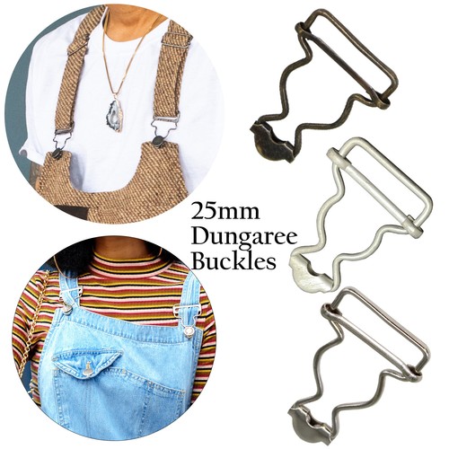 Dungaree buckle clips 25mm - dungaree,