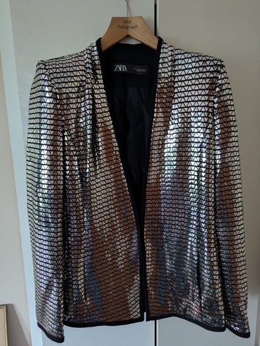 Zara silver geometric - geometric, mirror