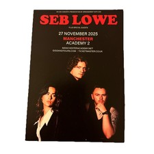 SEB LOWE Souvenir Promo Flyer Manchester Academy 27 November 2025