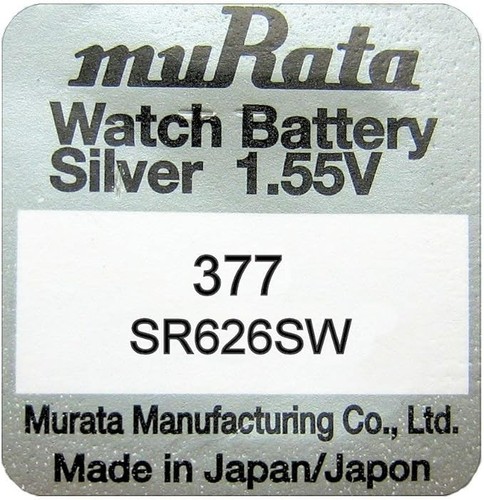 Murata 377 silver - (sony),