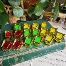 Vintage christmas lights shades lantern golden multicoloured Pifco?