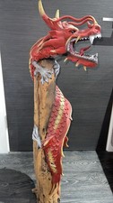 3FT Large Red Dragon Statue