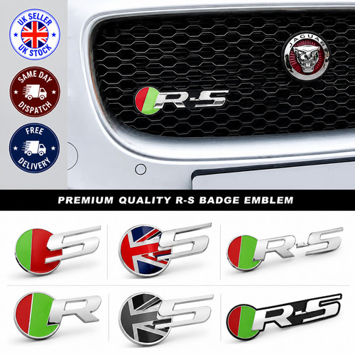 Sport metal grille badge - s,