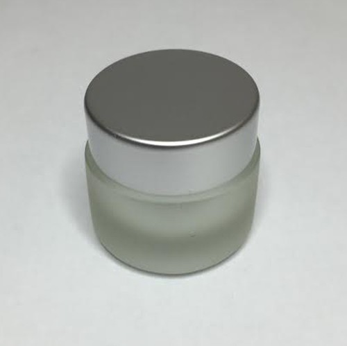 15ml glass jar frosted - 15ml,