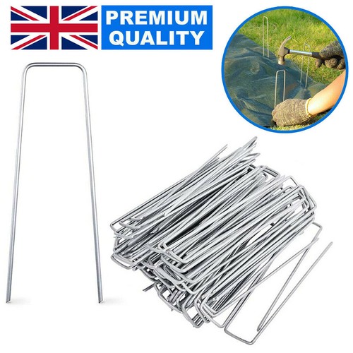Metal galvanised pegs - galvanised, u