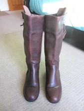 DUBLIN Leather Riding Boots Size UK 8 Equestrian Horseriding Horse Riding