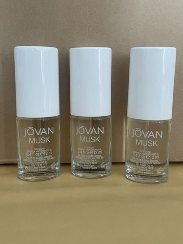 12ml jovan musk - 3x, cologne
