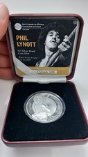 Last One!Ireland 2019 SilverProof €15 Phil Lynott Coin GreatMusiciansCollection
