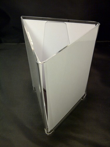 Menu holder acrylic sided - 3,