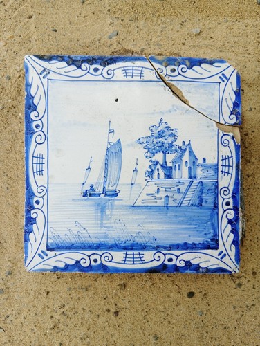 Antique dutch delft - antique,