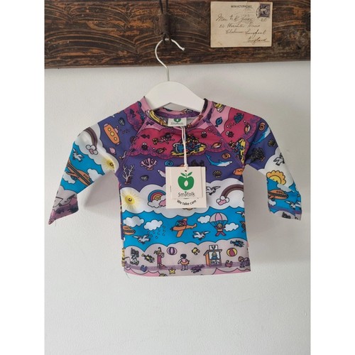 Smafolk baby swim top pink - top,