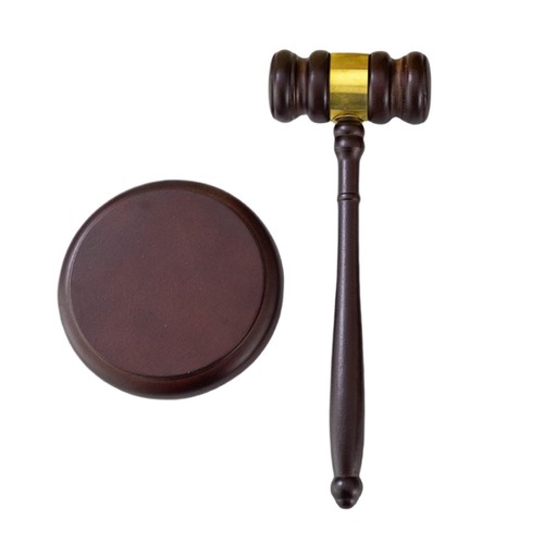 Set gavel and block - set,