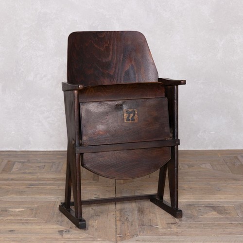 Vintage folding cinema seats - folding,