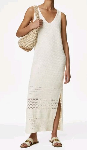 Long sleeveless fine knit - long,