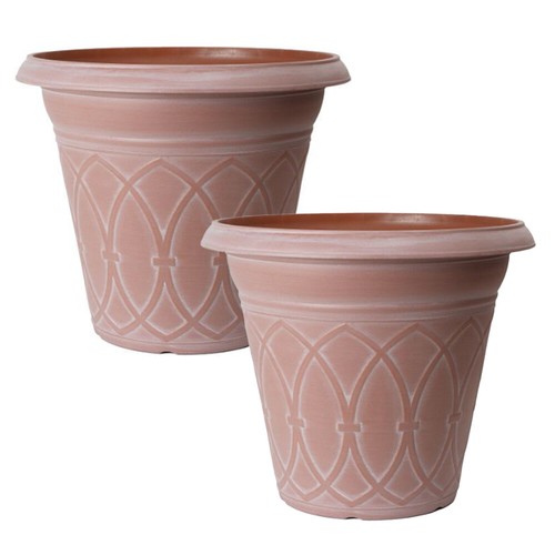 Terracotta style planters - style,