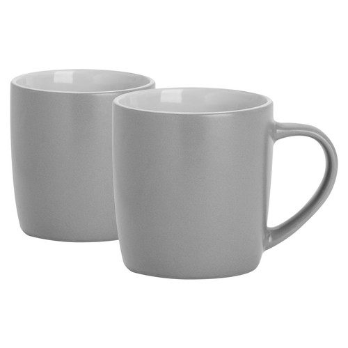 Matt coloured coffee mugs - 2x,