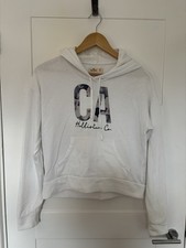 White Hollister ‘CA’ Hoodie Size 6