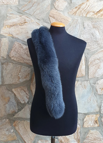 Fox trim for hood - for, blue