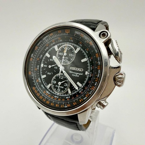 Seiko pilot chronograph 7t62 - chronograph,