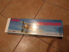 MODELA MESSENGER BALSA NEW MILITARY BIPLANE FOR .049/ELECTRIC RC PLANE KIT