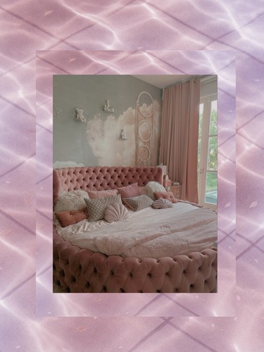 Round dusty pink - round,