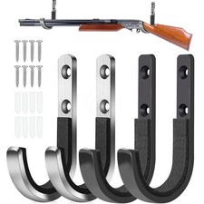 4X Rifle Gun Rack Storage Hook