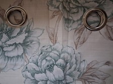 Pair of Lined Duck Egg Eyelet